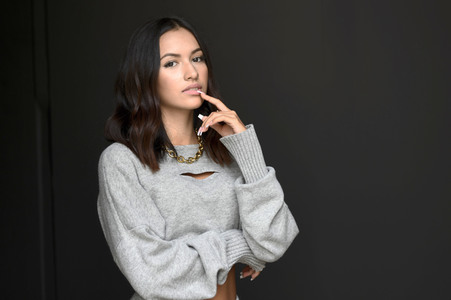 Photoshooting mit Irene Virgüez, San Sebastian International Film Festival 2021