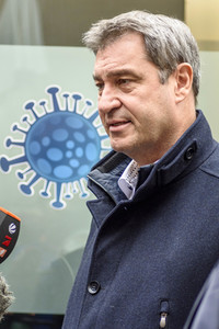 Corona-Impfaktion mit Markus Söder in Nürnberg