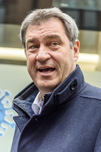 Corona-Impfaktion mit Markus Söder in Nürnberg