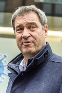 Corona-Impfaktion mit Markus Söder in Nürnberg