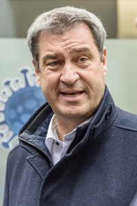 Corona-Impfaktion mit Markus Söder in Nürnberg
