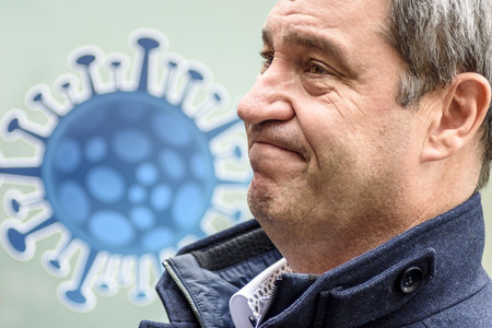 Corona-Impfaktion mit Markus Söder in Nürnberg