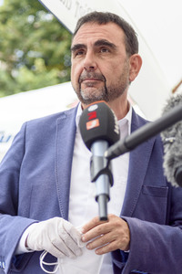 Corona-Impfaktion mit Markus Söder in Nürnberg
