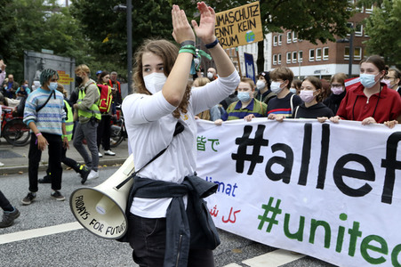 Globaler Klimastreik in Hamburg