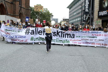 Globaler Klimastreik in Hamburg