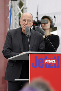 Auftaktveranstaltung zum 48-Stunden-Wahlkampf der Partei Die Linke in Berlin