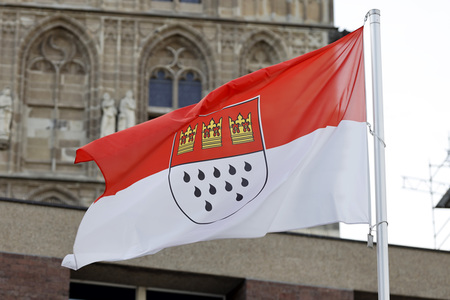 Symbolfoto Kölner Flagge