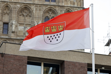 Symbolfoto Kölner Flagge