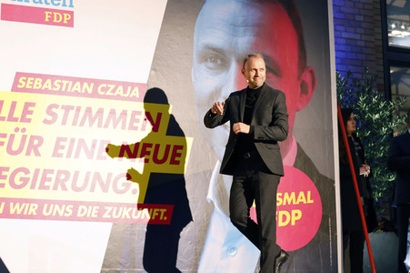 FDP-Wahlkampfveranstaltung mit Christian Lindner in Berlin