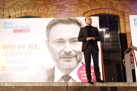 FDP-Wahlkampfveranstaltung mit Christian Lindner in Berlin