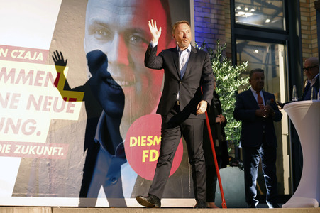 FDP-Wahlkampfveranstaltung mit Christian Lindner in Berlin