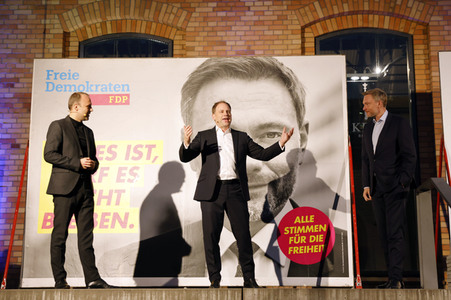 FDP-Wahlkampfveranstaltung mit Christian Lindner in Berlin