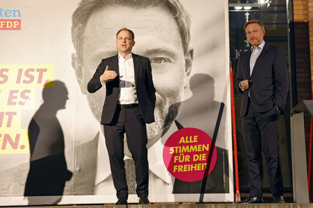 FDP-Wahlkampfveranstaltung mit Christian Lindner in Berlin