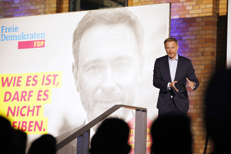 FDP-Wahlkampfveranstaltung mit Christian Lindner in Berlin
