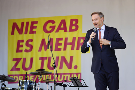 FDP-Wahlkampfveranstaltung mit Christian Lindner in Köln