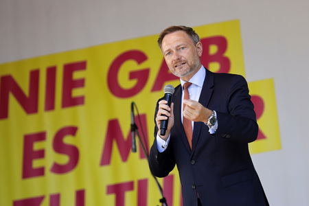 FDP-Wahlkampfveranstaltung mit Christian Lindner in Köln