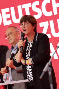 SPD-Wahlkampfveranstaltung mit Olaf Scholz in Köln