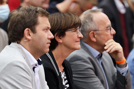 SPD-Wahlkampfveranstaltung mit Olaf Scholz in Köln