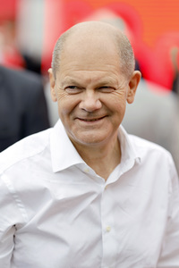 SPD-Wahlkampfveranstaltung mit Olaf Scholz in Köln