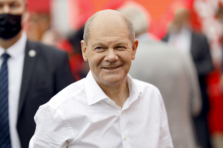 SPD-Wahlkampfveranstaltung mit Olaf Scholz in Köln