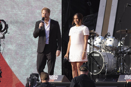 Prinz Harry und Herzogin Meghan Markle beim Global Citizen Live Event in New York