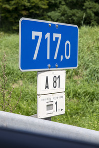 Symbolfoto Kilometertafel