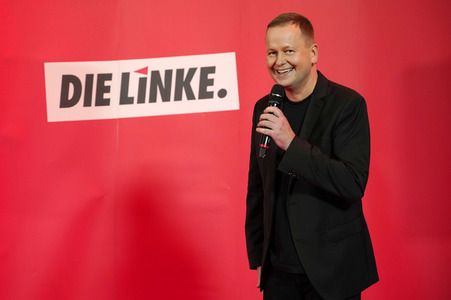 Wahlparty der Partei Die Linke in Berlin
