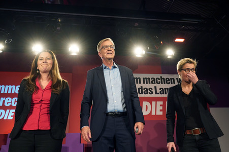 Wahlparty der Partei Die Linke in Berlin