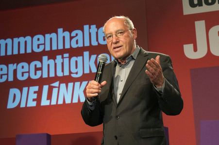 Wahlparty der Partei Die Linke in Berlin