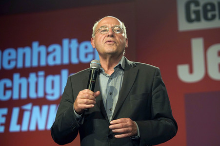 Wahlparty der Partei Die Linke in Berlin