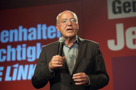 Wahlparty der Partei Die Linke in Berlin