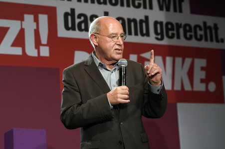 Wahlparty der Partei Die Linke in Berlin