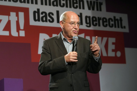 Wahlparty der Partei Die Linke in Berlin