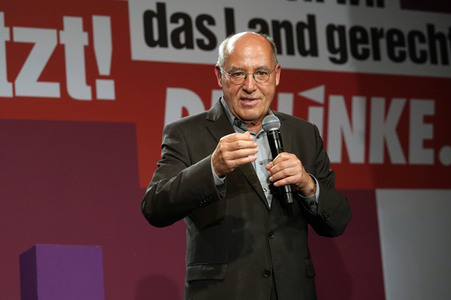 Wahlparty der Partei Die Linke in Berlin