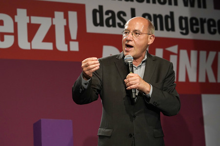 Wahlparty der Partei Die Linke in Berlin