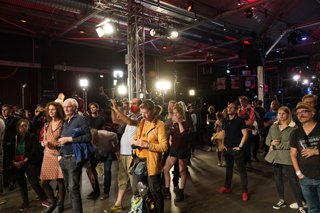 Wahlparty der Partei Die Linke in Berlin