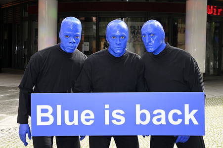 Fototermin 'Blue Man Group - Restart in Berlin' in Berlin