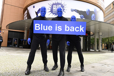 Fototermin 'Blue Man Group - Restart in Berlin' in Berlin