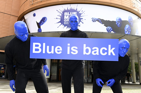 Fototermin 'Blue Man Group - Restart in Berlin' in Berlin