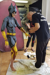 GEEK ART: Batgirl Comic Bodypainting