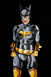GEEK ART: Batgirl Comic Bodypainting