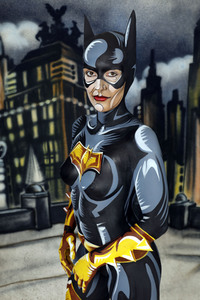 GEEK ART: Batgirl Comic Bodypainting