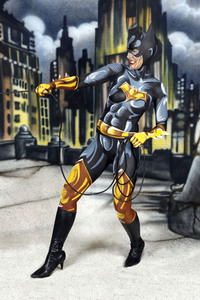 GEEK ART: Batgirl Comic Bodypainting