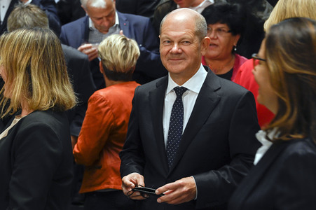 SPD-Fraktionssitzung und Statement der Fraktionsführung in Berlin