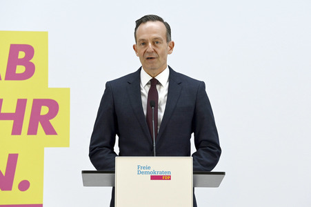 Pressestatement der FDP in Berlin