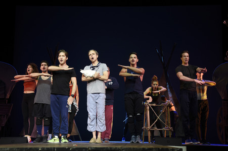 Musicalprobe 'Der Schuh des Manitu' in München
