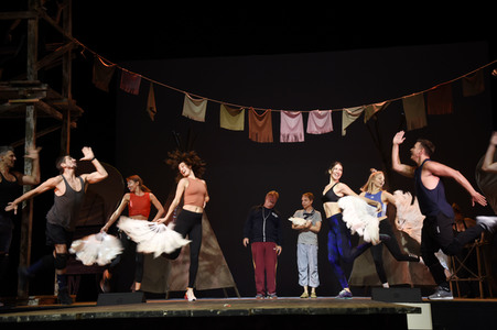 Musicalprobe 'Der Schuh des Manitu' in München