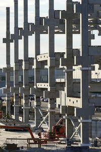 Baustelle der Tesla Gigafactory 4 in Grünheide