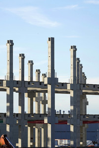 Baustelle der Tesla Gigafactory 4 in Grünheide