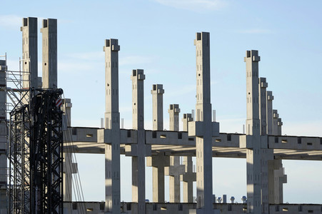 Baustelle der Tesla Gigafactory 4 in Grünheide
